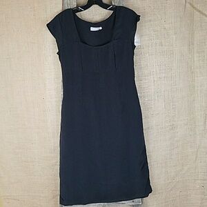 eShakti women's S/4 dress career black high waist